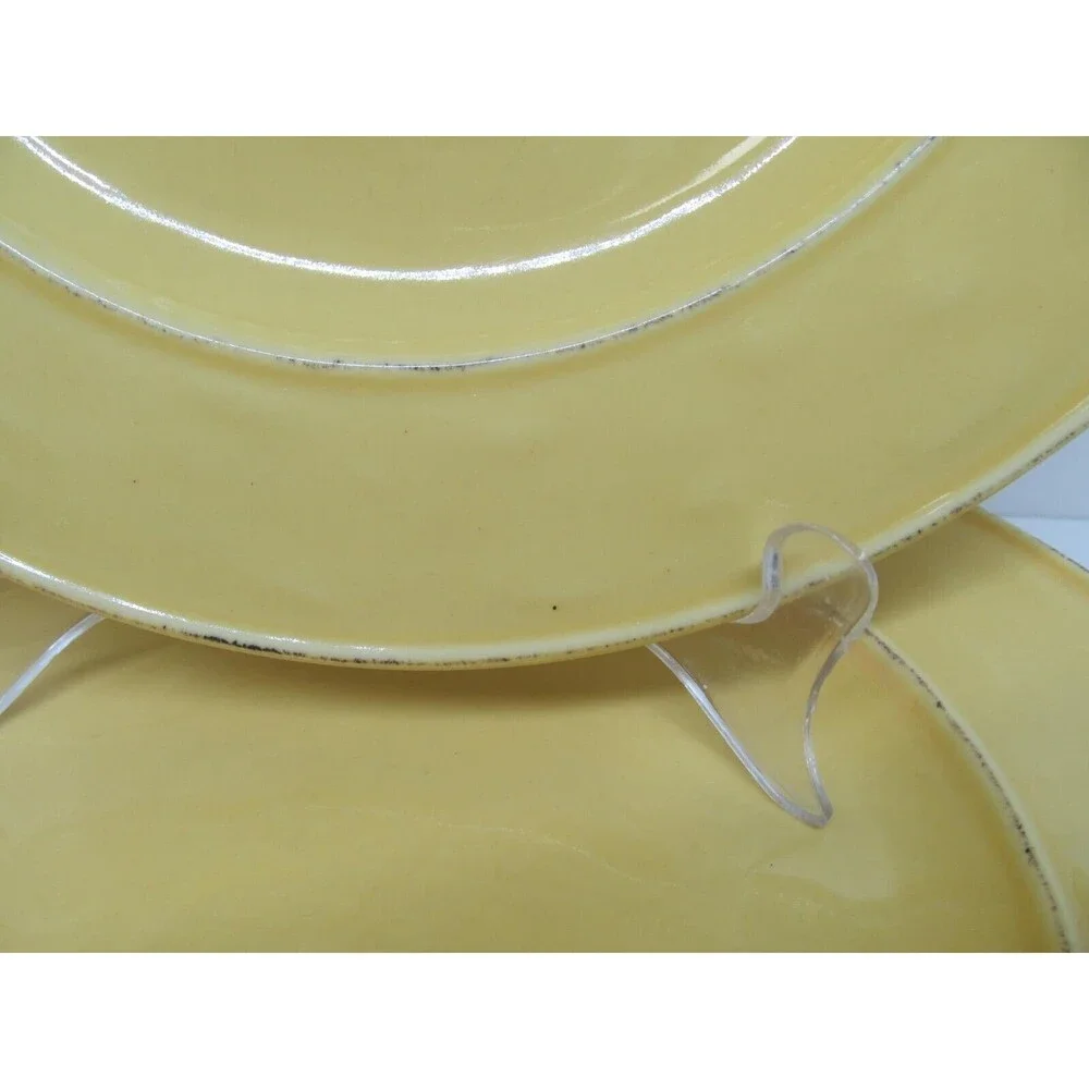 Pier 1 Mango Yellow Set Of 4 Rustic 10 3/4